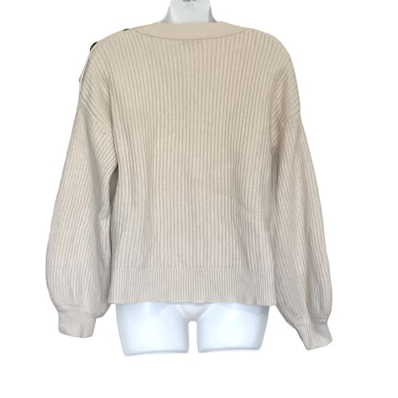 Madewell Boatneck Cream Wool Sweater - Picture 5 of 10
